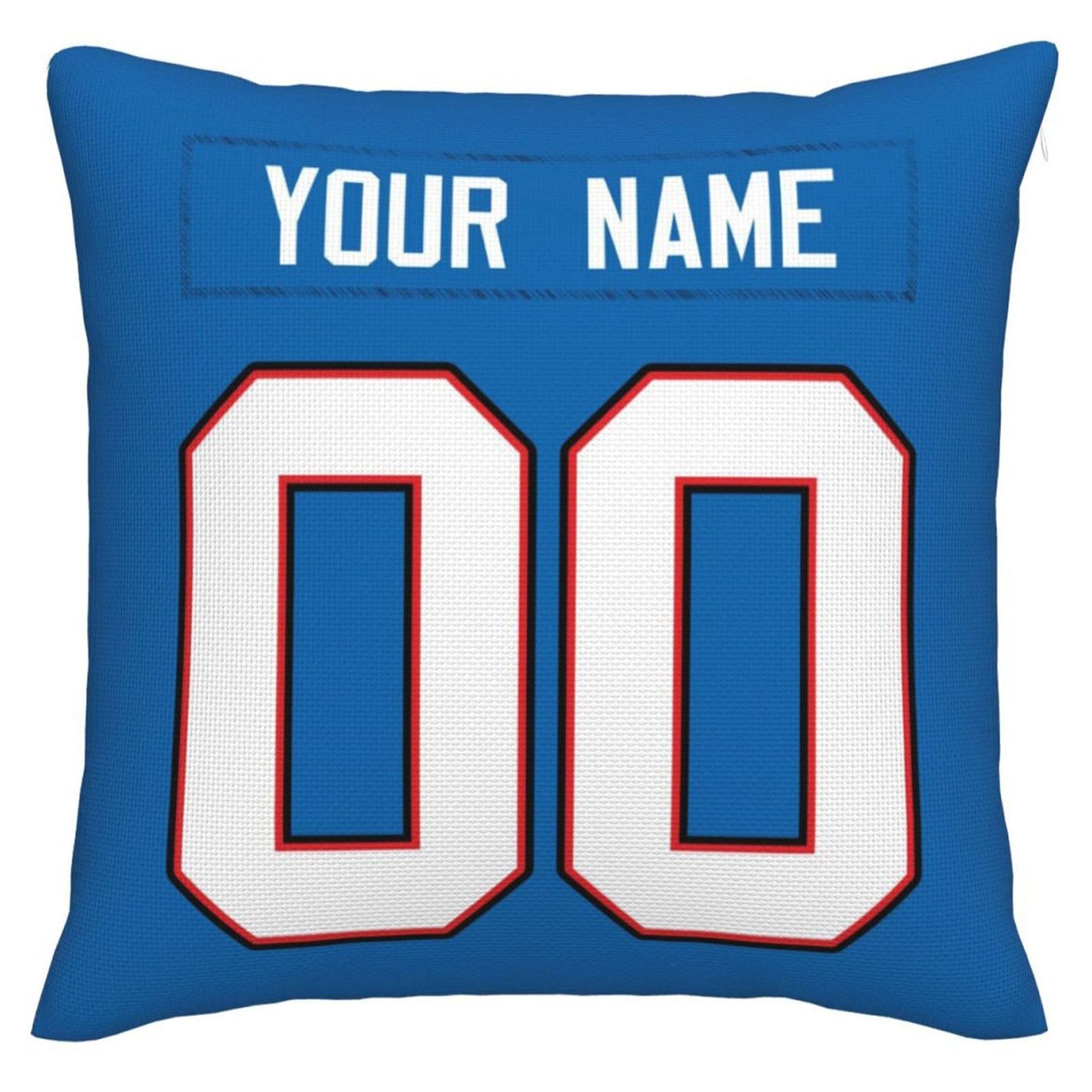 Custom B.Bills Pillow Royal Football Team Decorative Throw Pillow Case Print Personalized Football Style Fans Letters & Number Birthday Gift Football Pillows