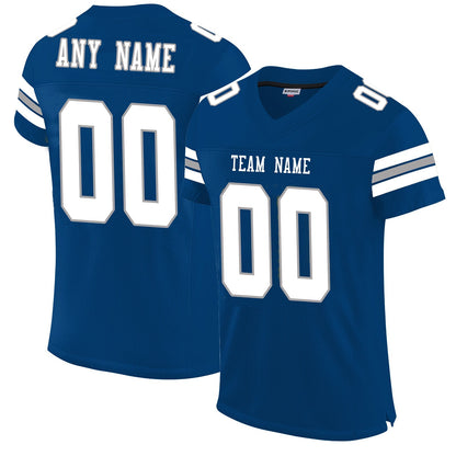 Custom IN.Colts Football Jerseys for Men Women Youth Personalize Design Blue Stitched Name And Number Christmas Birthday Gift