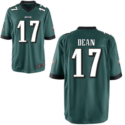 Football Jerseys P.Eagles #17 Nakobe Dean Player Stitched Game Jersey