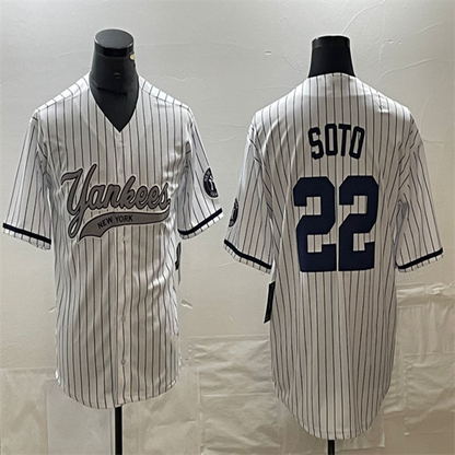 Los Angeles Dodgers #22 Juan Soto White Home Authentic Patch Jersey Baseball Jerseys