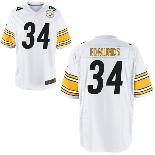 Football Jerseys P.Steelers #34 Terrell Edmunds Player Stitched Game Jersey