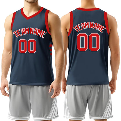 Custom V-Neck Basketball Jersey - Personalized Sportswear,scholl uniform Fully Customizable for Team Uniforms, Perfect for Game Day