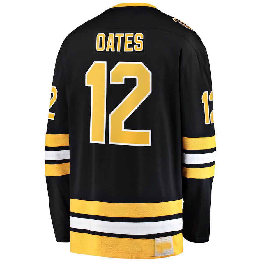 B.Bruins #12 Adam Oates Fanatics Branded Premier Breakaway Retired Player Jersey  Black Stitched American Hockey Jerseys CROVYIE