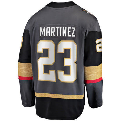 V.Golden Knights #23 Alec Martinez Fanatics Branded Breakaway Alternate Player Jersey Gray Stitched American Hockey Jerseys CROVYIE