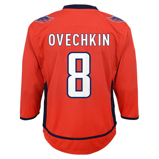 W.Capitals #8 Alex Ovechkin Infant Replica Player Jersey Red Stitched American Hockey Jerseys CROVYIE