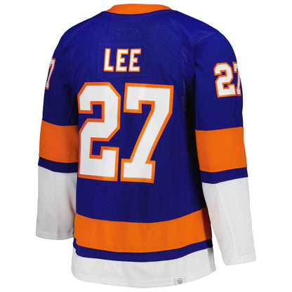 NY.Islanders #27 Anders Lee Captain Patch Primegreen Authentic Pro Home Player Jersey Royal Stitched American Hockey Jerseys CROVYIE