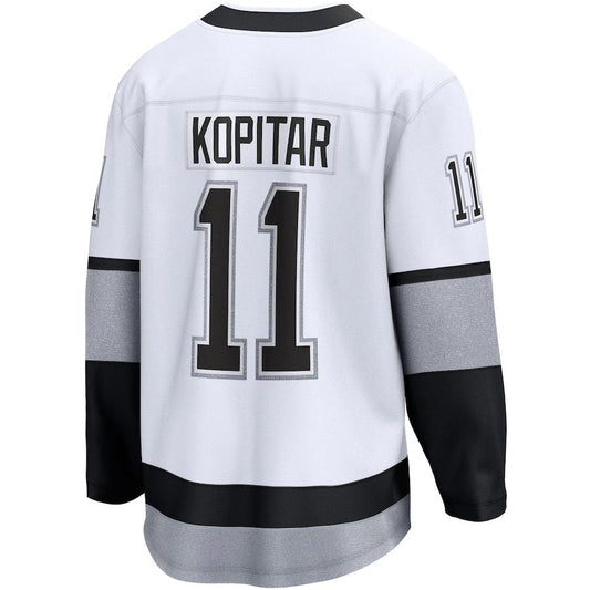 LA.Kings #11 Anze Kopitar Fanatics Branded Alternate Premier Breakaway Player Jersey White Stitched American Hockey Jerseys CROVYIE