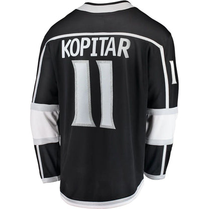 LA.Kings #11 Anze Kopitar Fanatics Branded Breakaway Player Jersey Black Stitched American Hockey Jerseys CROVYIE