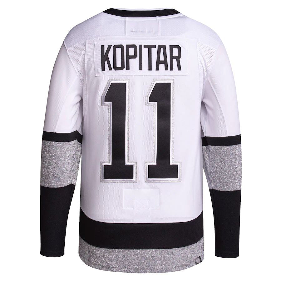 LA.Kings #11 Anze Kopitar 2021-22 Alternate Primegreen Authentic Pro Player White Stitched American Hockey Jerseys CROVYIE