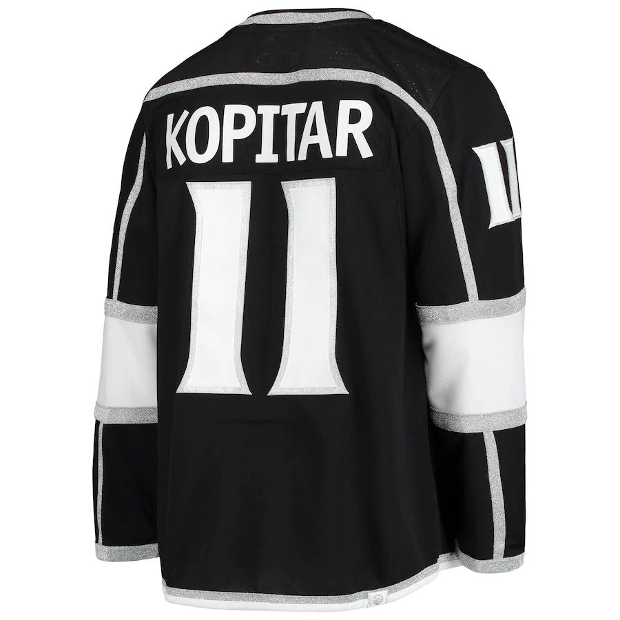LA.Kings #11 Anze Kopitar Home Primegreen Authentic Pro Player Jersey Black Stitched American Hockey Jerseys CROVYIE