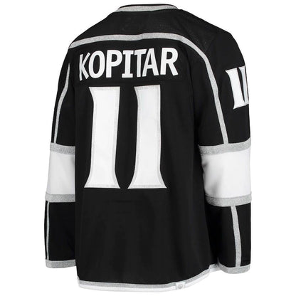 LA.Kings #11 Anze Kopitar Home Primegreen Authentic Pro Player Jersey Black Stitched American Hockey Jerseys CROVYIE