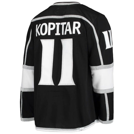 LA.Kings #11 Anze Kopitar Home Primegreen Authentic Pro Player Jersey Black Stitched American Hockey Jerseys CROVYIE