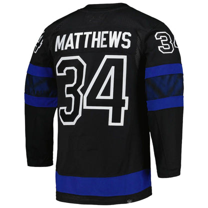 T.Maple Leafs #34 Auston Matthews Primegreen Authentic Pro Alternate Player Jersey Black Stitched American Hockey Jerseys CROVYIE