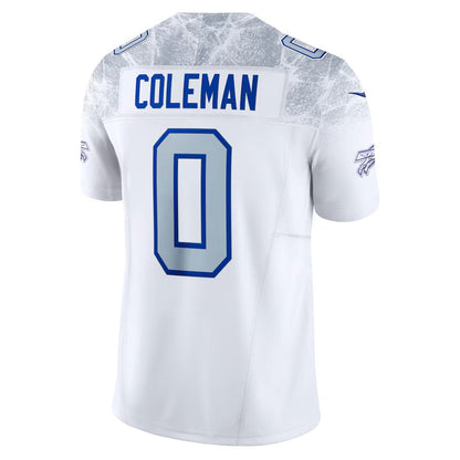 B.Bills #0 Keon Coleman 2025 Rivalries Collection Limited Jersey-FAM - White Football Stitched American Jersey-FAM