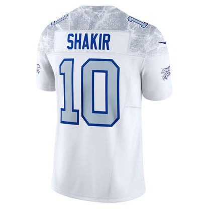B.Bills #10 Khalil Shakir 2025 Rivalries Collection Limited Jersey-FAM - White Football Stitched American Jersey-FAM