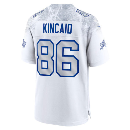 B.Bills #86 Dalton Kincaid 2025 Rivalries Collection Game Jersey-FAM - White Football Stitched American Jersey-FAM