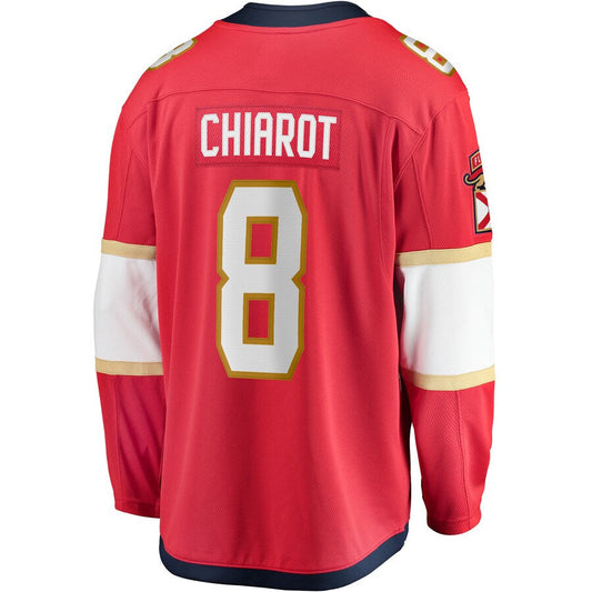 F.Panthers #8 Ben Chiarot Fanatics Branded Home Breakaway Player Jersey Red Stitched American Hockey Jerseys CROVYIE