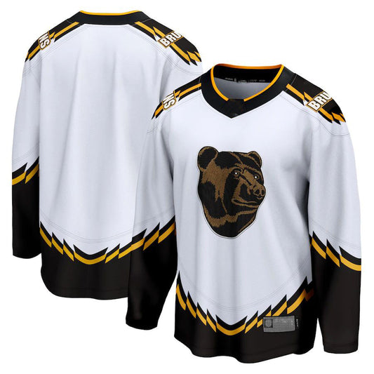 B.Bruins Fanatics Branded Special Edition 2.0 Breakaway Blank Jersey White Stitched American Hockey Jerseys CROVYIE