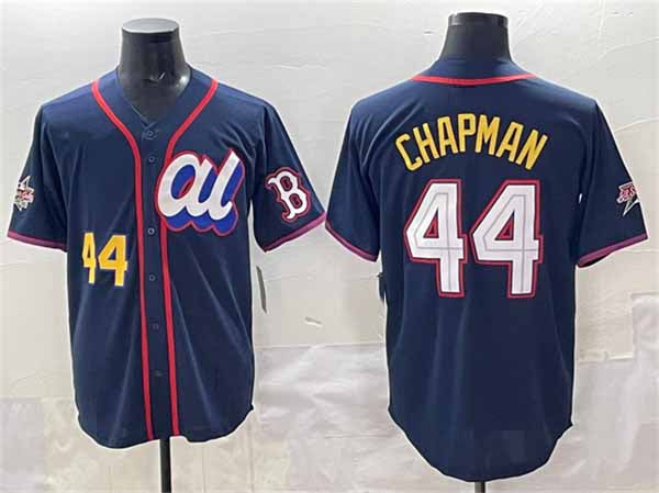 Boston Red Sox American League #44 Aroldis Chapman Navy 2025 All-Star Edition Limited Stitched Baseball Jersey