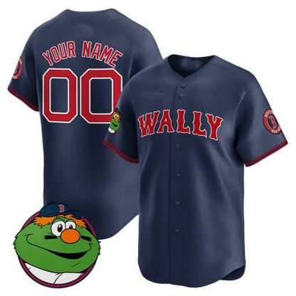 Custom Boston Red Sox Wally Vapor Premier Limited¨C All Stitched Baseball Jersey
