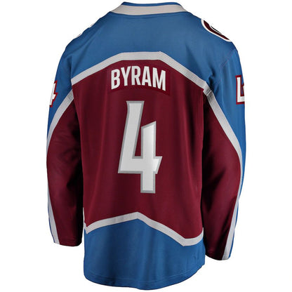 C.Avalanche #4 Bowen Byram Fanatics Branded Home Breakaway Player Jersey  Burgundy Stitched American Hockey Jerseys CROVYIE