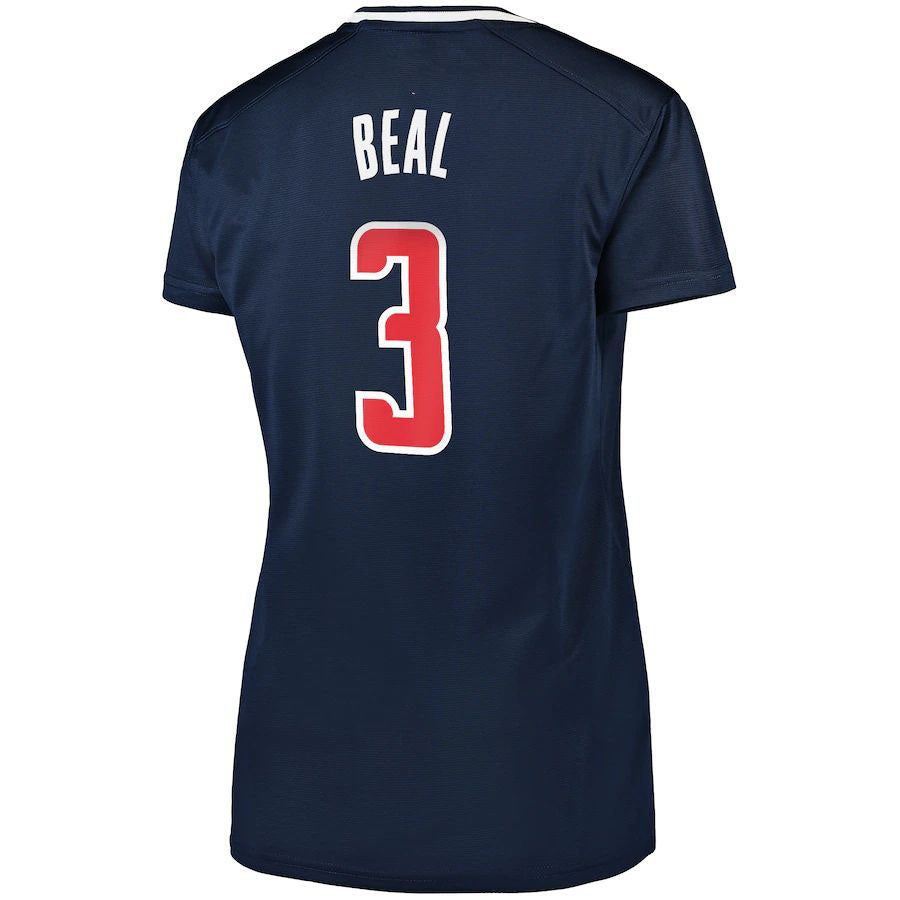 W.Wizards  #3 Bradley Beal Fanatics Branded Women's Fast Break Player Jersey Statement Edition Navy Stitched American Basketball Jersey