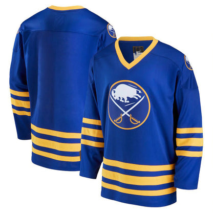 B.Sabres Fanatics Branded Premier Breakaway Heritage Jersey Royal Stitched American Hockey Jerseys CROVYIE