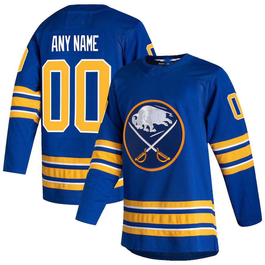 Custom B.Sabres 2020-21 Home Authentic Jersey Royal Stitched American Hockey Jerseys CROVYIE