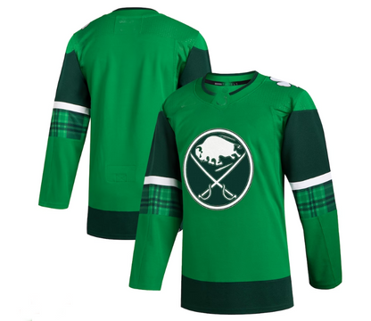 B.Sabres 2023 St. Patrick's Day Primegreen Authentic Jersey - Kelly Green Stitched American Hockey Jerseys CROVYIE