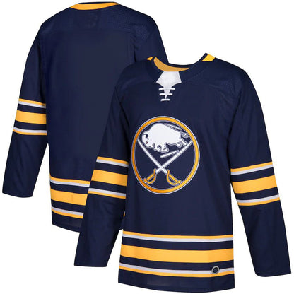 B.Sabres Home Authentic Blank Jersey Navy Stitched American Hockey Jerseys CROVYIE