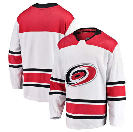 C.Hurricanes Fanatics Away Breakaway Jersey - White Stitched American Hockey Jerseys CROVYIE