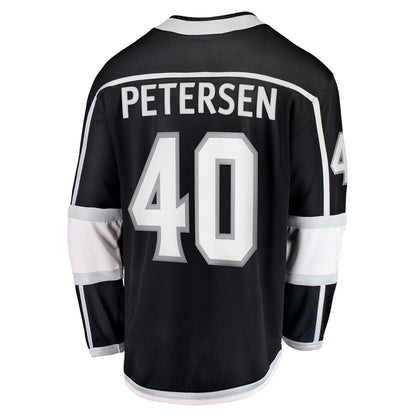 LA.Kings #40 Cal Petersen Fanatics Branded Home Breakaway Player Jersey Black Stitched American Hockey Jerseys CROVYIE