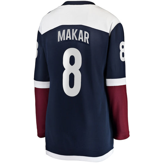 C.Avalanche #8 Cale Makar Fanatics Branded Alternate Premier Breakaway Player Jersey Stitched American Hockey Jerseys CROVYIE