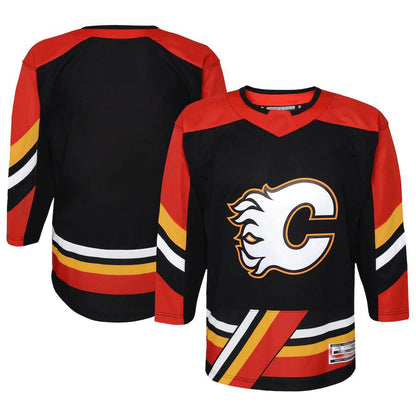 C.Flames Special Edition 2.0 Premier Blank Jersey Black Stitched American Hockey Jerseys CROVYIE