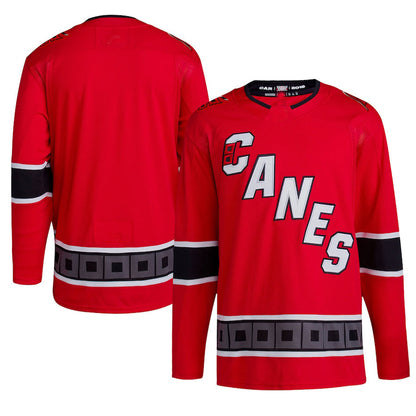C.Hurricanes  Reverse Retro 2.0 Authentic Blank Jersey  Red Stitched American Hockey Jerseys CROVYIE