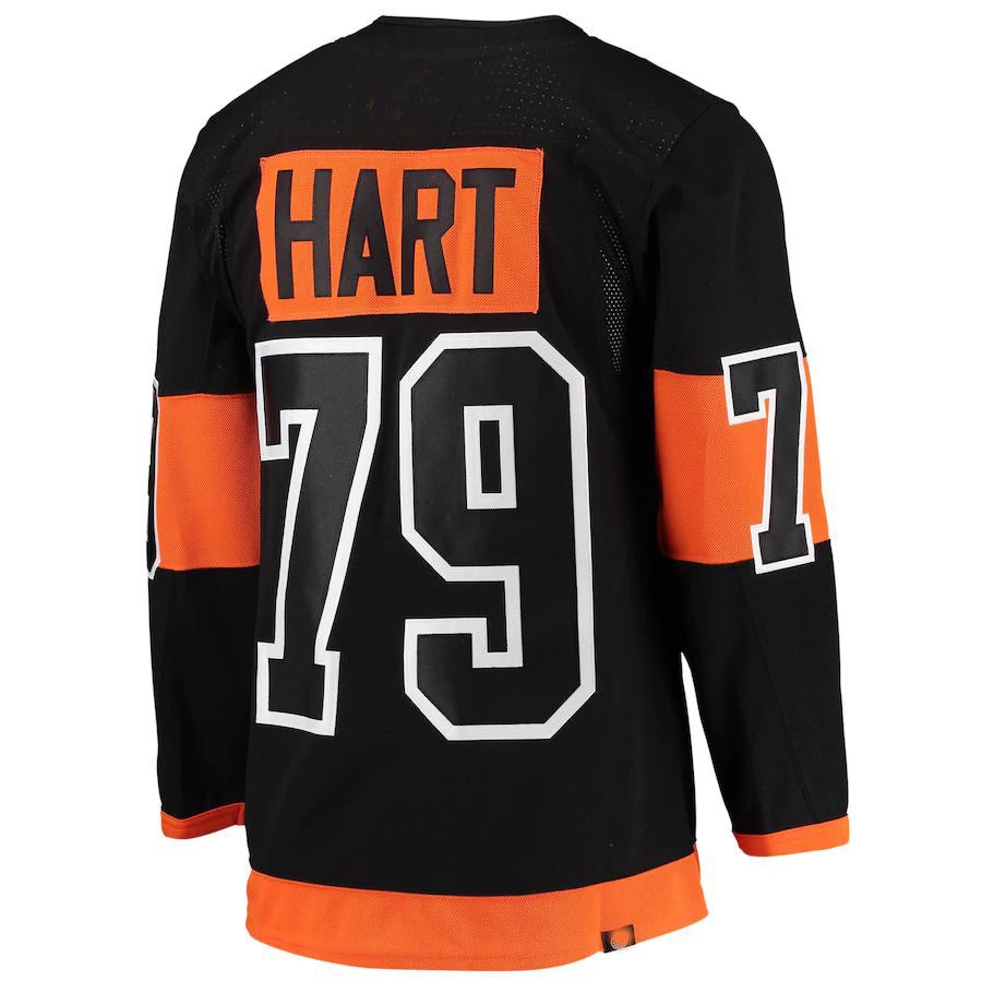 P.Flyers #79 Carter Hart Alternate Primegreen Authentic Pro Player Jersey Black Stitched American Hockey Jerseys CROVYIE