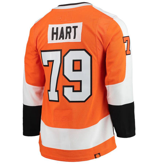 P.Flyers #79 Carter Hart Home Primegreen Authentic Pro Player Jersey Orange Stitched American Hockey Jerseys CROVYIE