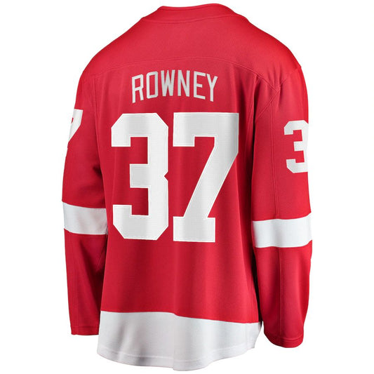 D.Red Wings #37 Carter Rowney Fanatics Branded Home Breakaway Player Jersey Red Stitched American Hockey Jerseys CROVYIE