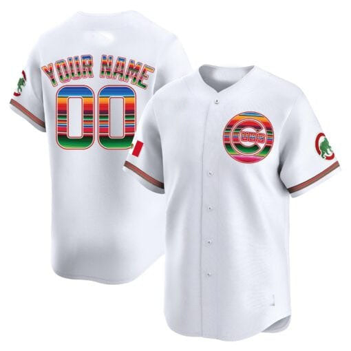 Custom Chicago Cubs Mexico Vapor Premier Limited¨C All Stitched Baseball Jersey
