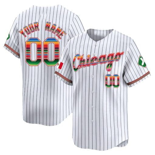 Custom Chicago White Sox Mexico Vapor Premier Limited V3 ¨C All Stitched Baseball Jersey