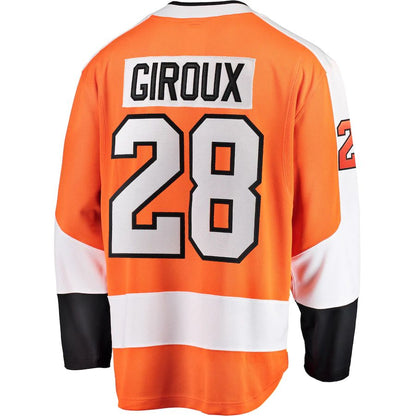 P.Flyers #28 Claude Giroux Fanatics Branded Home Breakaway Player Jersey  Orange Stitched American Hockey Jerseys CROVYIE