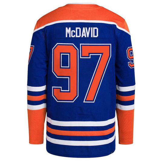 E.Oilers #97 Connor McDavid Home Primegreen Authentic Pro Player Jersey Royal Stitched American Hockey Jerseys CROVYIE