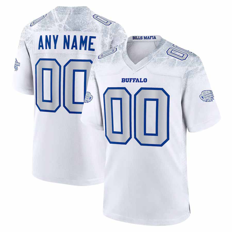 Custom B.Bills 2025 Rivalries Collection Game Jersey-FAM - White Football Stitched American Jersey-FAM