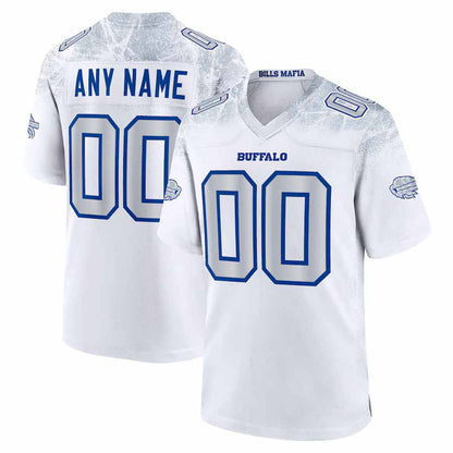 Custom B.Bills 2025 Rivalries Collection Game Jersey-FAM - White Football Stitched American Jersey-FAM