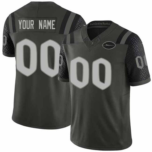 Custom NY.Jets Active Player Black 2025 F.U.S.E. Rivalries Vapor Limited Football Stitched Jersey-FAM