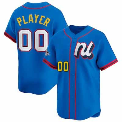 Custom National League 2025 All-Star Edition Pick-A-Player Limited Jersey - Blue Baseball Jerseys