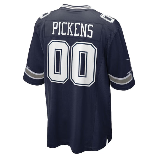 D.Cowboys #00 George Pickens Navy Game American Football Jersey