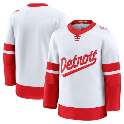 D.Red Wings Fanatics 2025 Stadium Series Premium Jersey - White Stitched American Hockey Jerseys CROVYIE