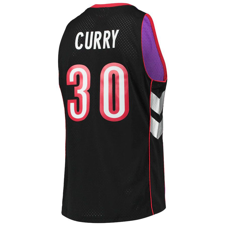 T.Raptors #30 Dell Curry Mitchell & Ness  Hardwood Classics Swingman Jersey Purple Stitched American Basketball Jersey
