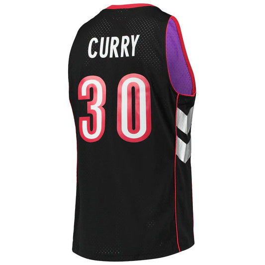T.Raptors #30 Dell Curry Mitchell & Ness  Hardwood Classics Swingman Jersey Purple Stitched American Basketball Jersey
